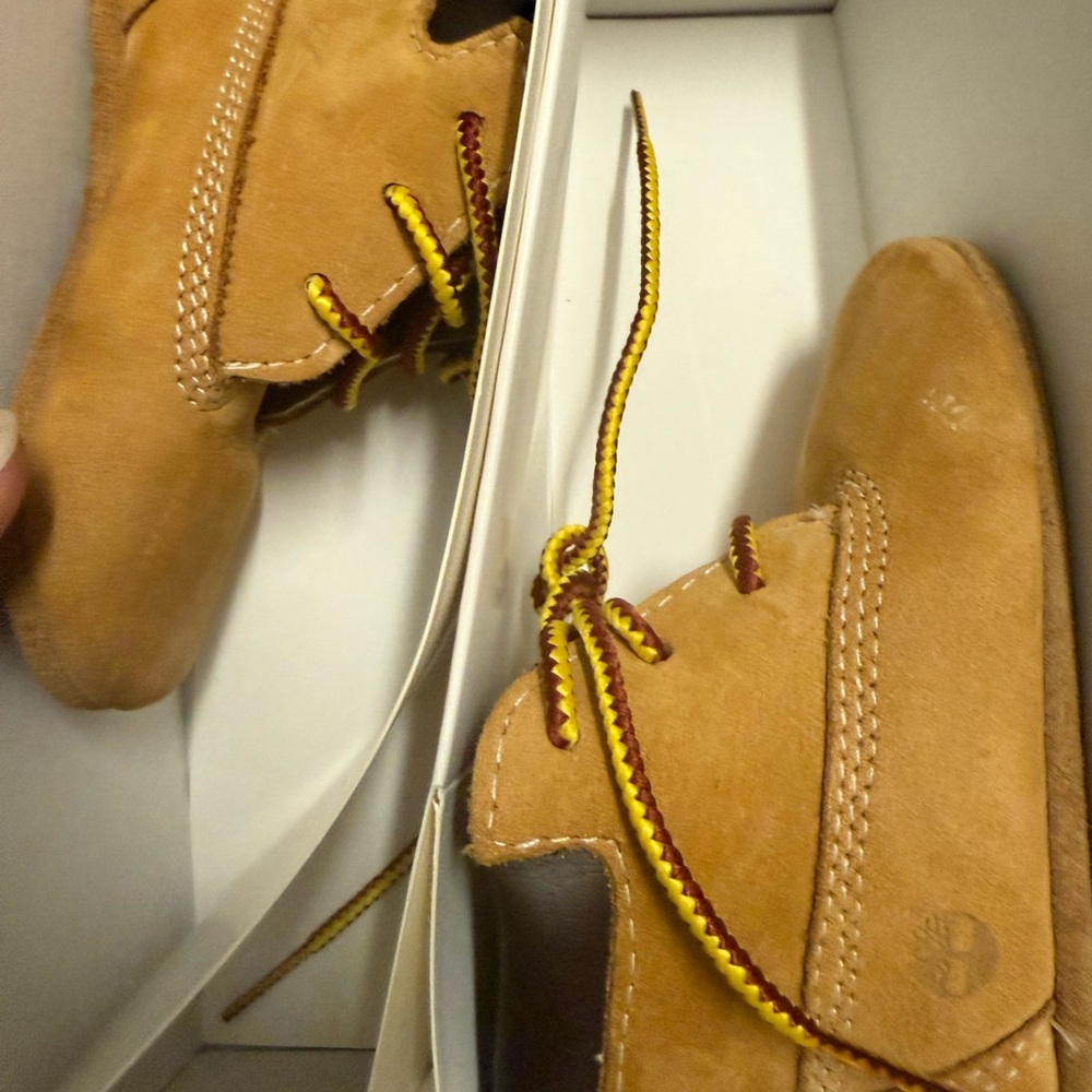 Timberland Tan Baby Walker Shoes